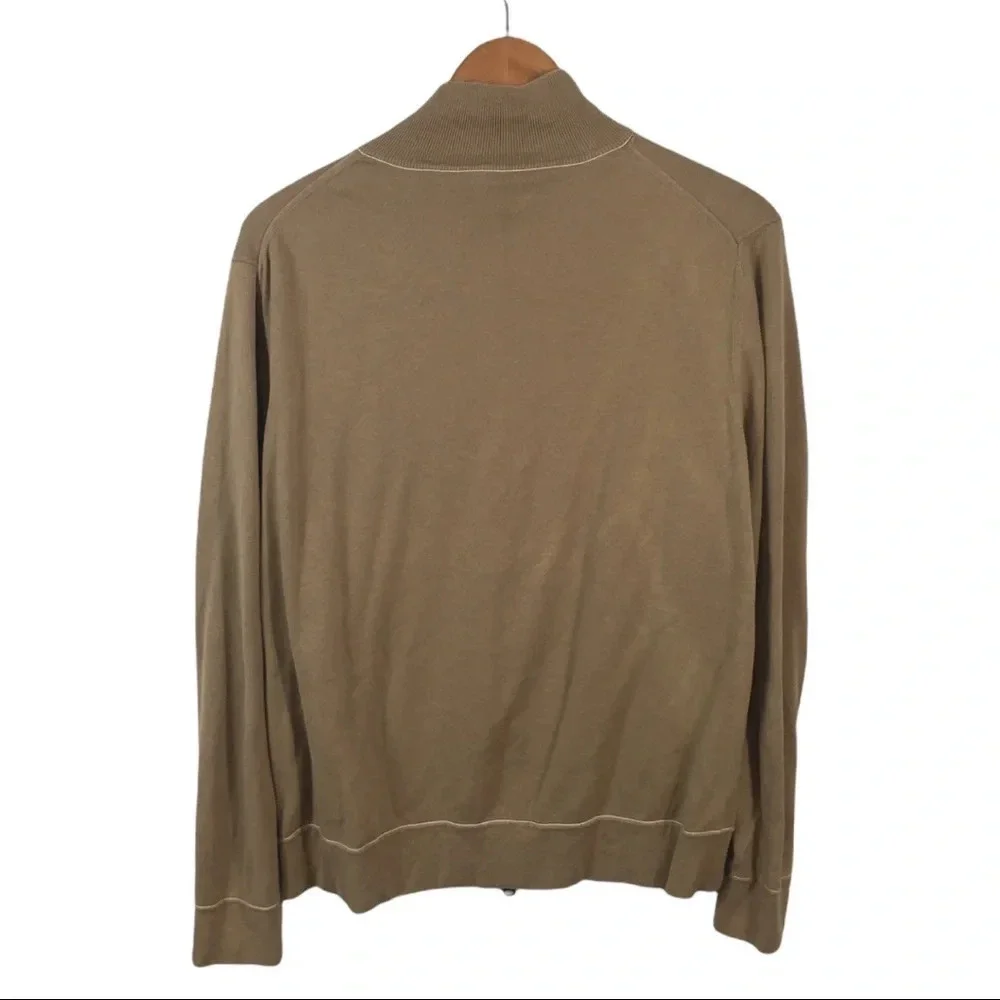 B6 Men’s Banana Republic Full Zip Mock Neck Jacket L